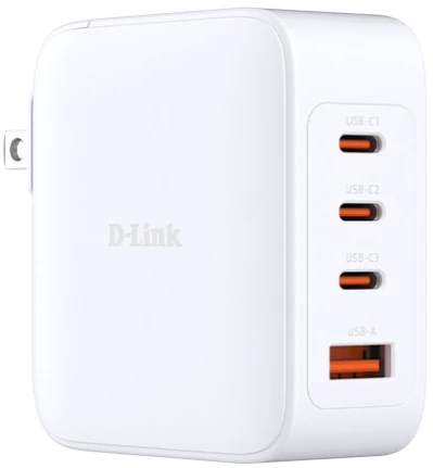 D-Link DCF-141/E GaN punjač 140 W sa 3 USB-C i USB-A