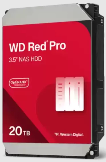 WD Red Pro WD202KFGX 20 TB 3,5-inch NAS hard disk, SATA