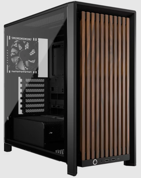 Corsair FRAME 4000D WOOD RS kućište, crno sa drvenim panelom, CC-9011340-WW