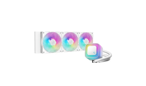 DeepCool LE360 V2 WH 360 mm vodeni CPU hladnjak, beli, ARGB