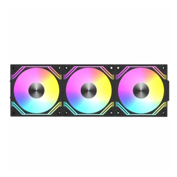 Raidmax NV-MD120FBP3 modularni set 3x 120 mm PWM ARGB ventilatora