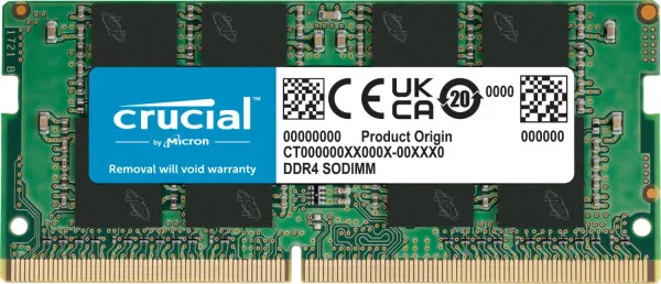 Crucial 32 GB DDR4-3200 SODIMM memorijski modul za laptop CT32G4SFD832A
