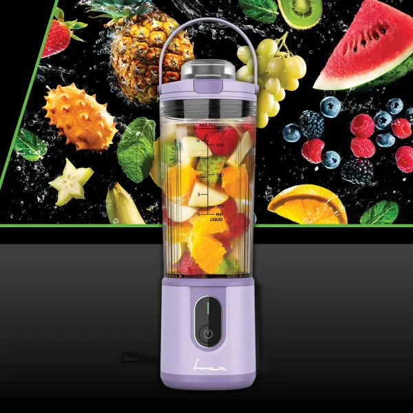 Fram FBP-P74PP prenosni blender 400 ml, ljubičasti, USB-C punjenje
