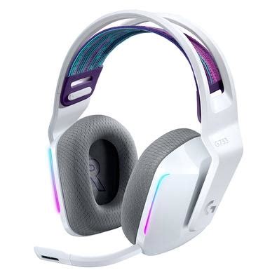 Logitech G733 LIGHTSPEED bele bežične gejming slušalice