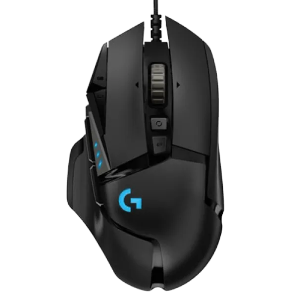 Logitech G502 HERO žični gaming miš, 25.600 DPI, 11 tastera, RGB