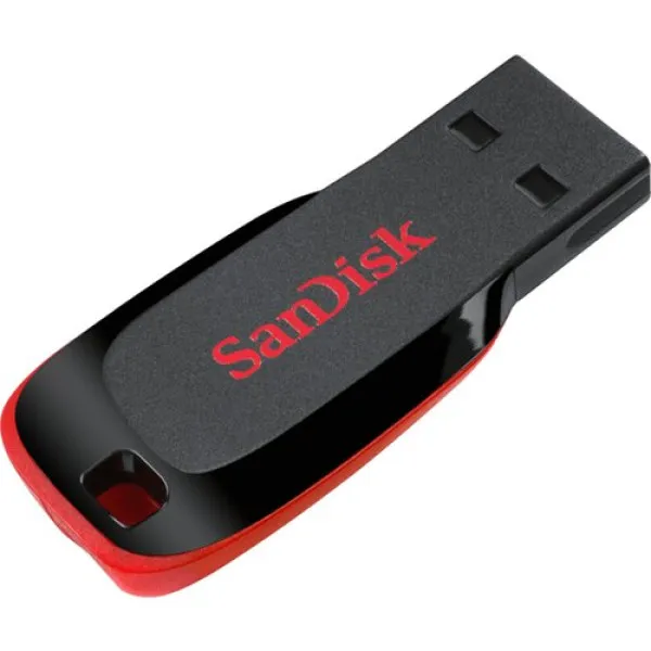 SanDisk Cruzer Blade 64 GB USB memorija, USB 2.0, crno-crvena