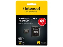 Intenso Premium 64 GB microSDXC UHS-I Class 10 kartica sa SD adapterom