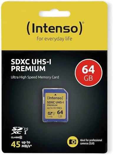 Intenso Premium SDXC 64 GB UHS-I memorijska kartica Class 10