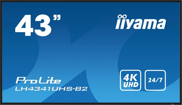 iiyama ProLite LH4341UHS-B2 profesionalni 43-inčni 4K UHD IPS ekran za digitalno oglašavanje