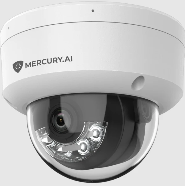 Mercury.AI MH-2181MP-LIU Dome IP kamera 8 MP sa PoE i Smart Dual Light