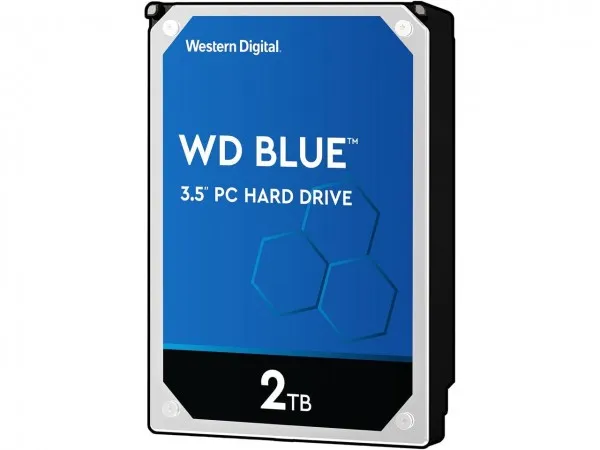 WD Blue WD20EZAZ hard disk 2 TB, 3,5 inča, SATA, 5400 rpm, 256 MB