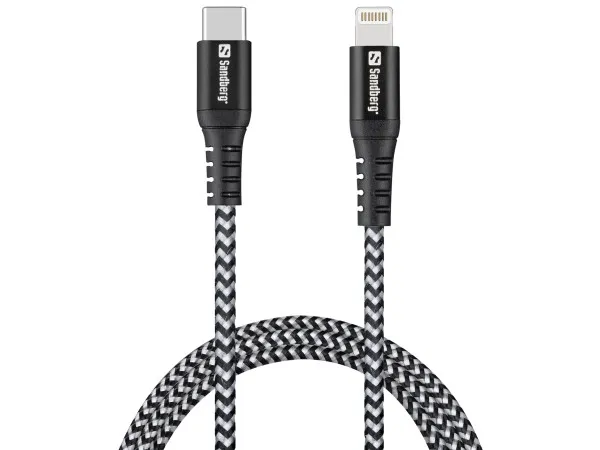 Sandberg Survivor USB-C na Lightning kabl 1 m, ojačani model 441-55
