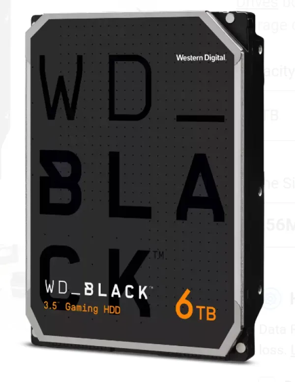 WD_BLACK WD6004FZWX 6 TB 3,5-inčni SATA hard disk 7200 rpm