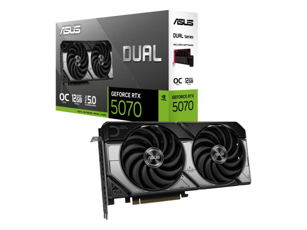 ASUS Dual RTX 5070 OC 12GB GDDR7 grafička karta, PCIe 5.0