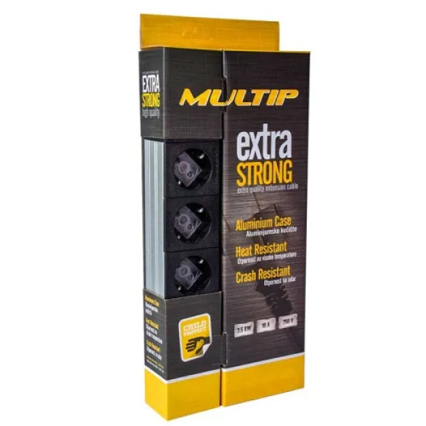 Multip 1001027 produžni kabl sa 5 utičnica, 5 m