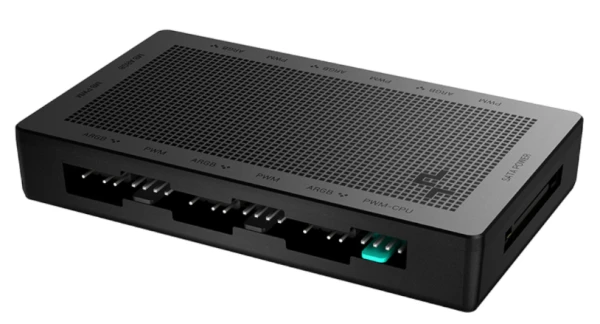 PWM i ARGB hub DeepCool SC790, 6 porta, SATA, magnetni
