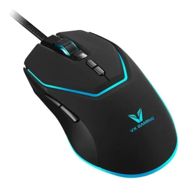 Žični gejming miš VolkanoX Griffin VX-213-BK, 1600 DPI, crni