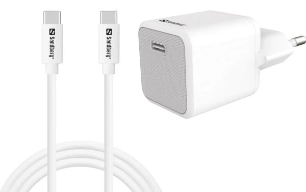 Sandberg USB-C punjač 20 W sa 1 m USB-C kablom, 441-58