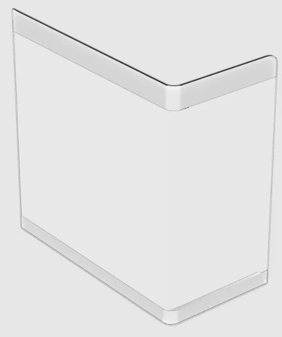 Corsair FRAME 4500X zatamnjeni stakleni panel, prednji i levi, CC-8901050