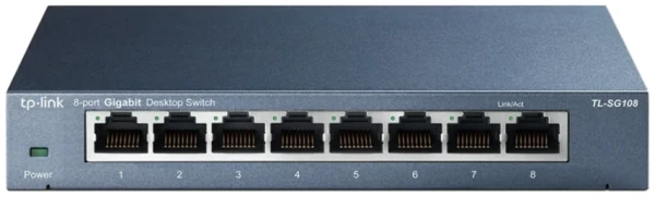 TP-Link TL-SG108 8-portni Gigabit Ethernet desktop switch sa metalnim kućištem