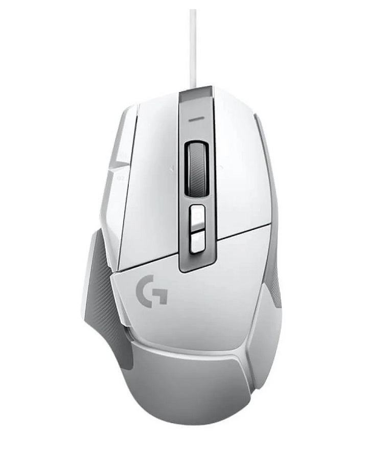 Logitech G502 X žični gejming miš 25.600 DPI, beli