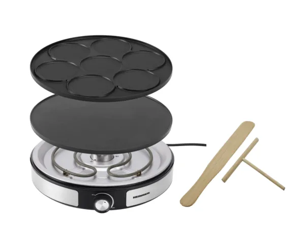 Heinner HCPM-F15RVSS aparat za palačinke 2 u 1, 1500 W
