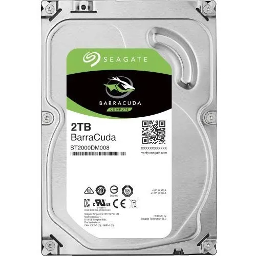 Seagate BarraCuda ST2000DM008 HDD 2 TB, 7200 o/min