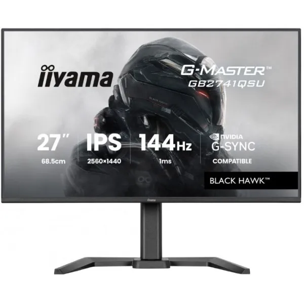 Gejmerski monitor iiyama G-Master GB2741QSU-B1, 27″, QHD, IPS, 144 Hz