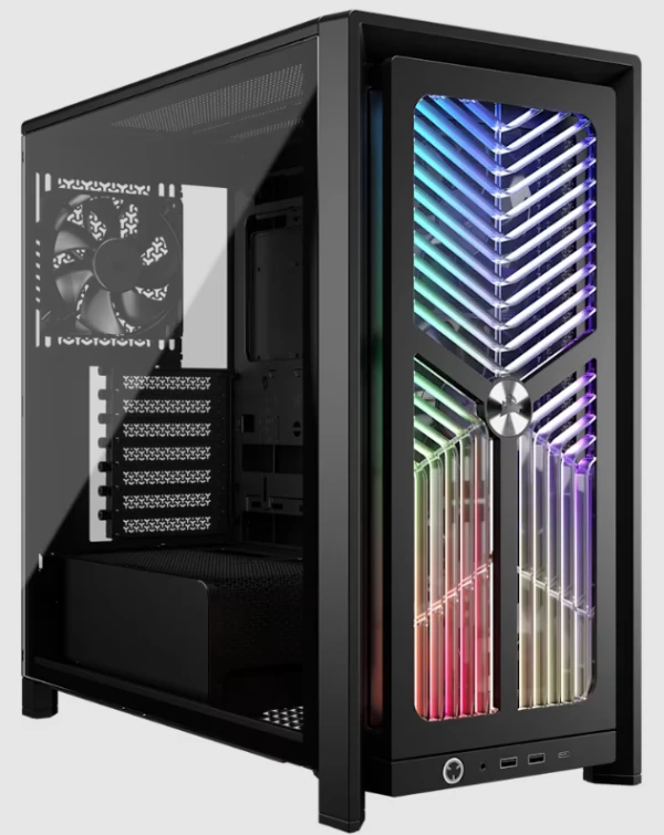 Corsair FRAME 4000X RS crno mid-tower kućište sa ARGB prednjim panelom