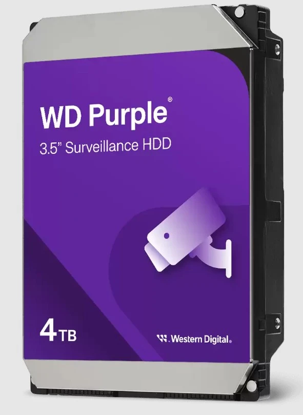 WD Purple WD44PURZ hard disk 4 TB za video nadzor