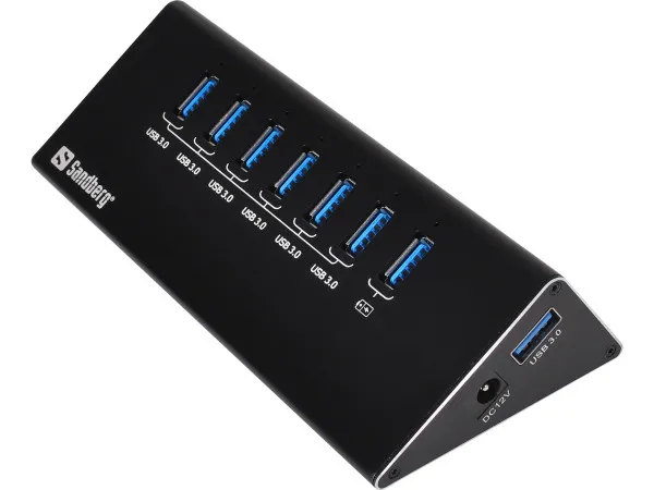 Sandberg 133-82 USB 3.0 hub sa 7 portova i napajanjem