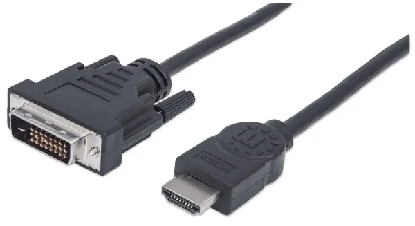 Manhattan 372503 HDMI na DVI-D 24+1 kabl 1,8 m