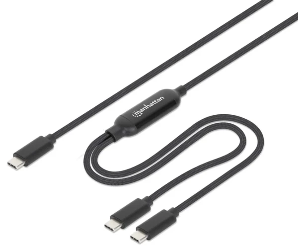 Manhattan 355810 USB-C razdelni kabl za punjenje, 2 m, 100 W