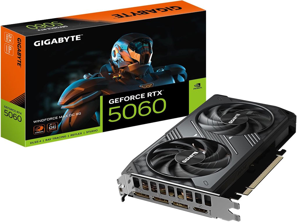 Gigabyte GeForce RTX 5060 Windforce Max OC 8GB GDDR7