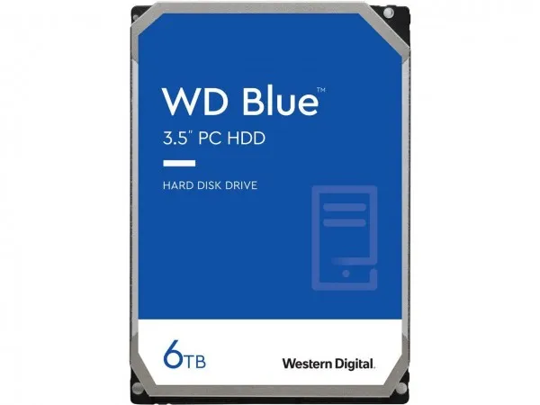 WD Blue WD60EZAZ interni HDD, 6 TB, SATA 3.5 inča