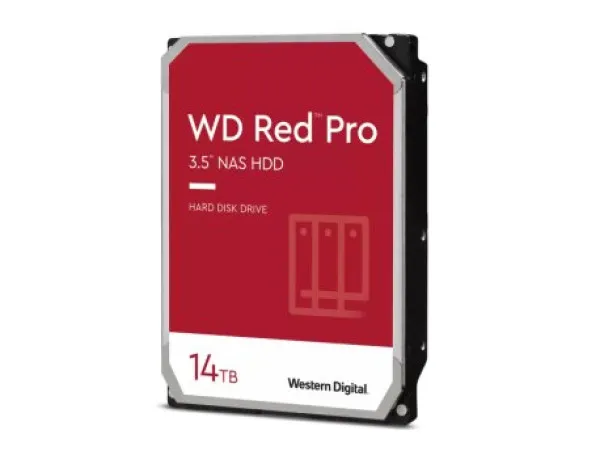 WD Red Pro WD142KFGX NAS hard disk 14 TB, 3,5 inča, 7200 rpm