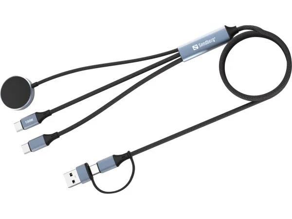 Sandberg 3-u-1 putni kabl za punjenje 100 W USB-C i USB-A 441-69