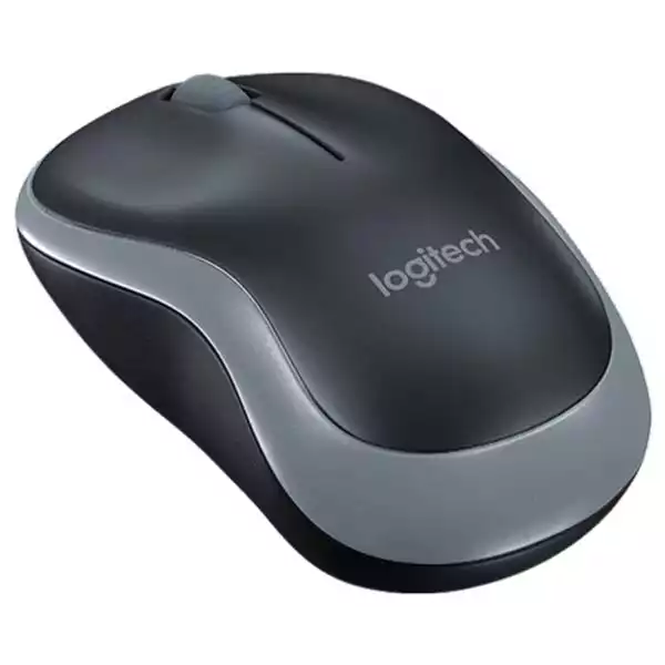 Logitech M185 sivi bežični optički miš sa USB nano prijemnikom