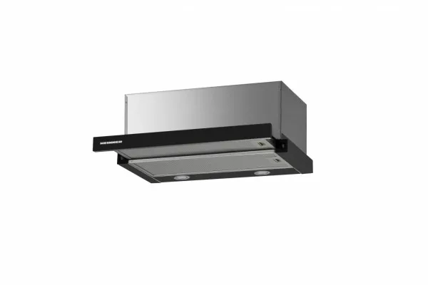 Heinner HTCH-F660GBK teleskopski ugradni aspirator 60 cm, crno staklo