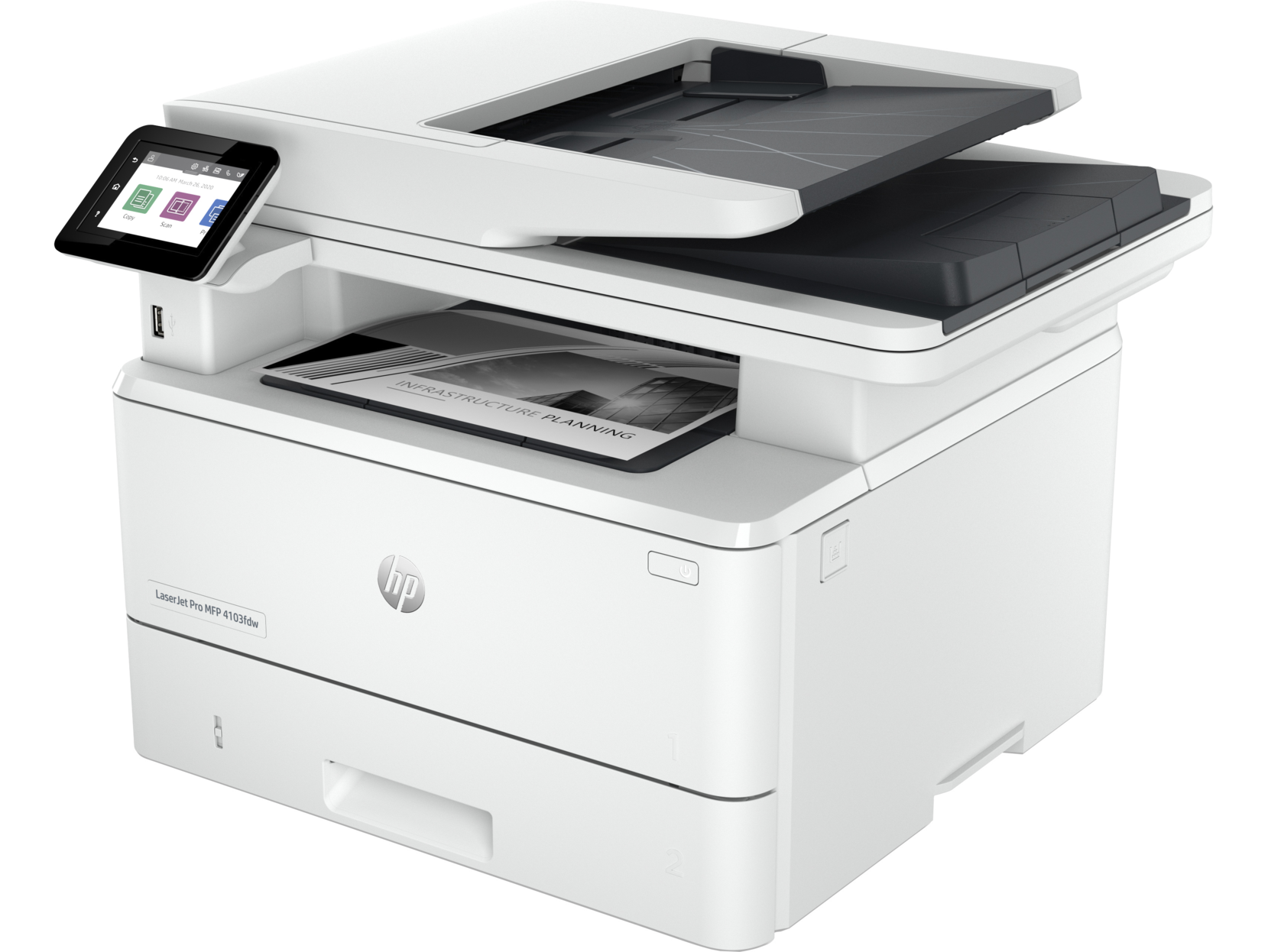 HP LaserJet Pro MFP 4103fdw 2Z629A A4 laserski multifunkcijski štampač, Wi-Fi i duplex