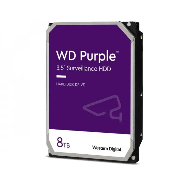 WD Purple 8 TB 3,5" nadzorni HDD, WD85PURZ, 256 MB