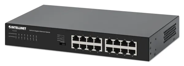 Intellinet 16-port Gigabit Ethernet switch, 561815, rack nosači