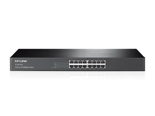 TP-Link TL-SF1016 switch 16×10/100 Mbps, rack 1U