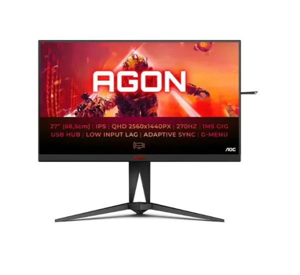 AOC AGON AG275QZ/EU 27-inčni QHD gejming monitor, IPS 270 Hz