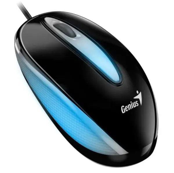 Genius DX-Mini kompaktni žični optički miš, USB, 1000 DPI, crni