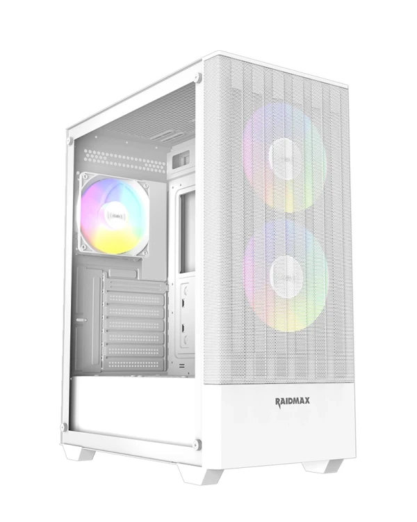 Kućište Raidmax Vector V218WF ARGB, belo, Midi Tower