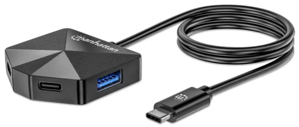 Manhattan 181150 USB-C hub sa 4 porta, 2 × USB-A i 2 × USB-C