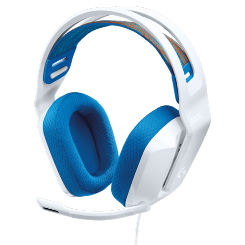 Logitech G335 bele žične gaming slušalice sa mikrofonom
