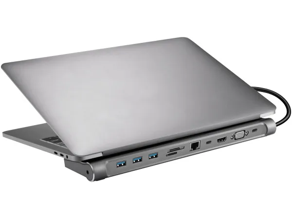 Sandberg 136-31 USB-C 10-u-1 docking stanica sa HDMI i VGA