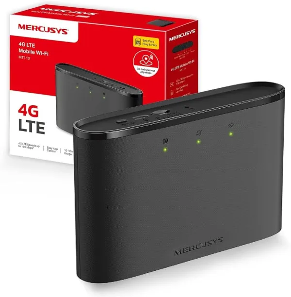 Mercusys MT110 prenosni 4G LTE Wi-Fi ruter sa baterijom 2200 mAh
